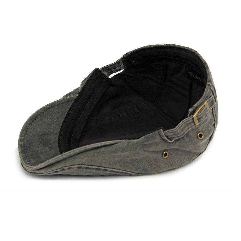 Autumn Cotton Cap Men's Beret British Vintage Forward Cap Peaked Cap