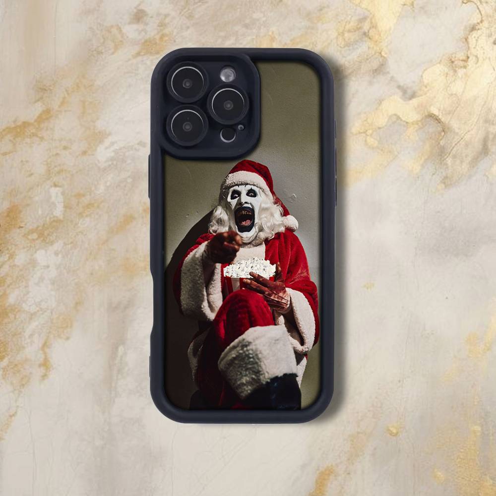 

TerrifierS A-Art the C-Clown Phone Case For iPhone 17,16,15,14,13,12,Pro,Max,Plus,E,SE4,Air, emery Black Full Coverage TPU iPhone15pro