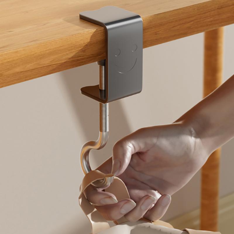 Stanzfreier Hängebeutelhaken Studenten Schreibtischseite Hängebeutel Handtaschenhalter Multifunktionaler Tischhaken