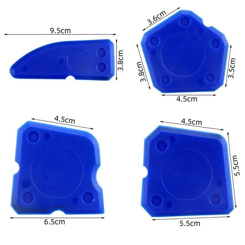Set de instrumente de calafat din silicon Dispozitiv de împrăștiere a etanșării pentru îmbinări Spatulă răzuitoare pentru țiglă, fereastră, chit, îndepărtarea marginilor Unelte de construcție de bucătărie