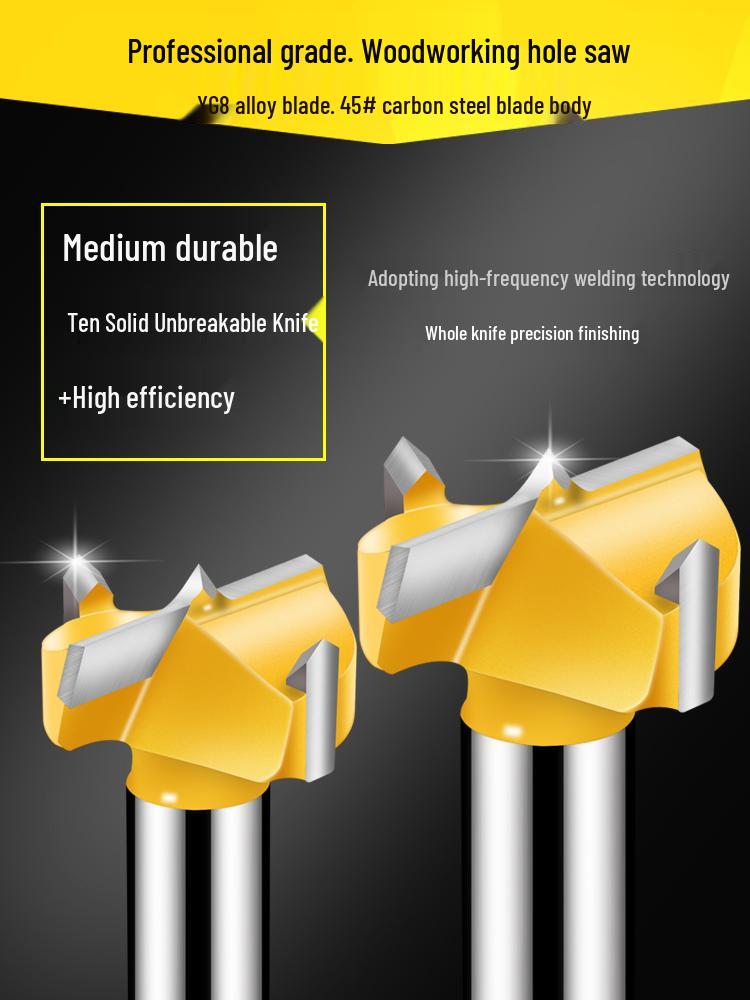 35mm Woodworking Hole Saw & Hinge Puncher for Solid Wood & Plastic