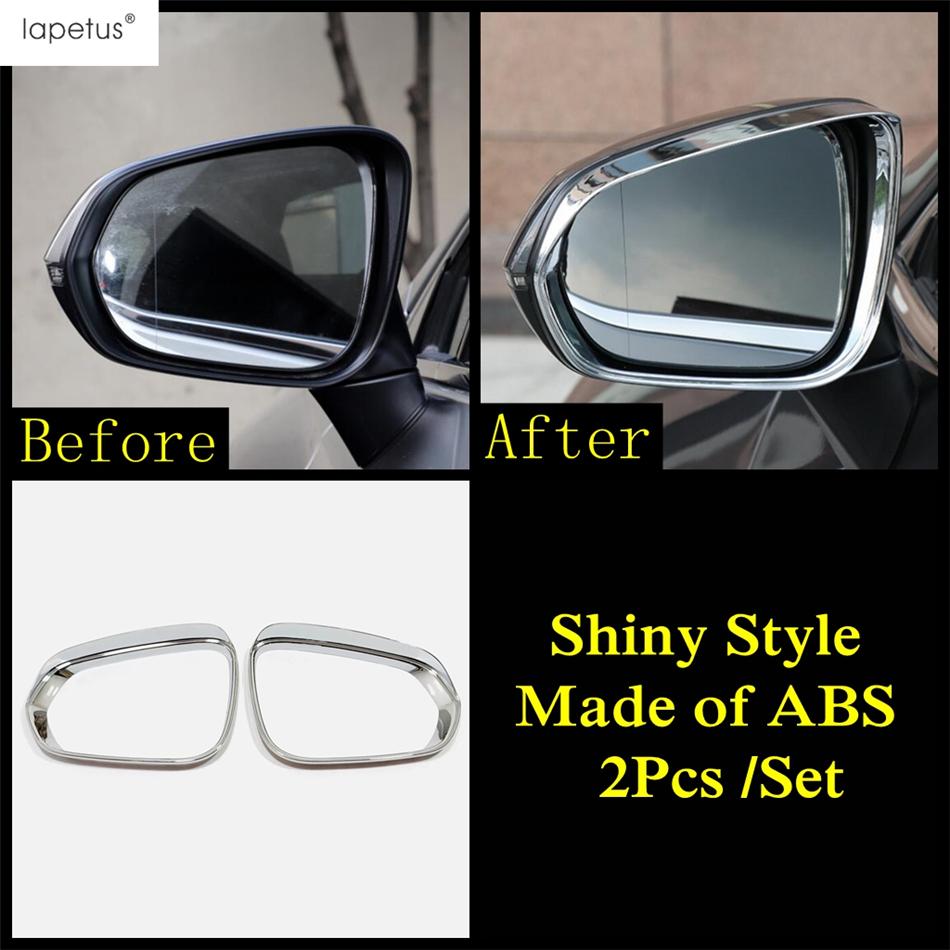 

Side Rearview Mirror Cap Decor Cover Trim For Lexus RX 450 / NX 300 2016- ABS Chrome Carbon Fiber Black Accessories Exterior Model A