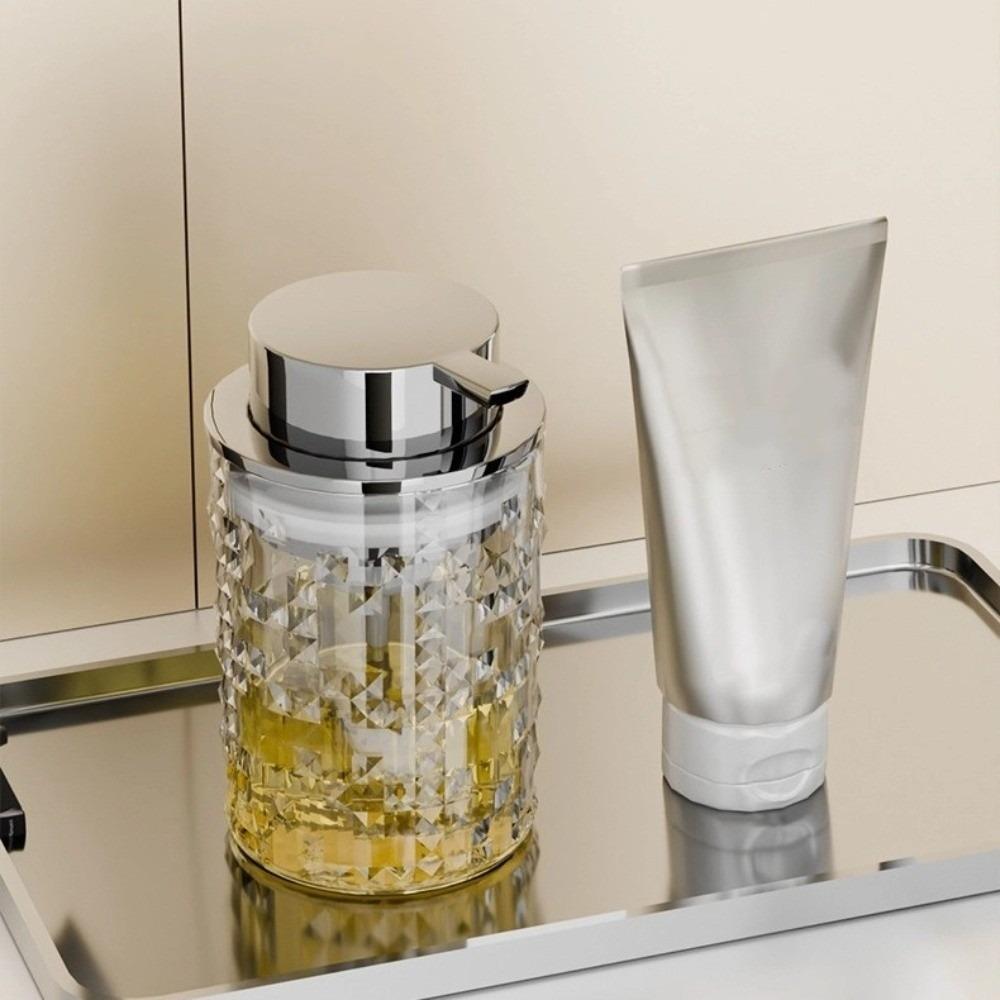 Refillable Soap Pump Jar Plastic Foaming Hand Soap Dispenser Practical Lotion Bottle