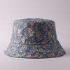 Digital printing small edge bucket hat spring and summer double-sided can wear outdoor sunshade basin hat spot