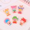 Cartoon Bubble Girl DIY Resin Ornaments: Phone Case, Hair Accessories, Stationery Stickers.