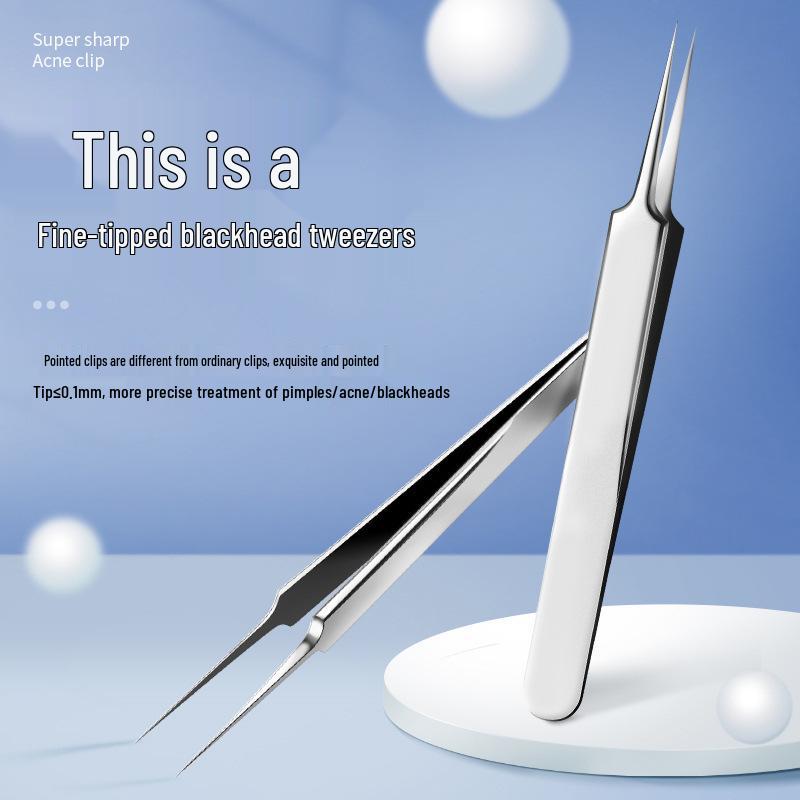 Blackhead Removal Tweezers & Acne Needle Set for Beauty Salons