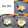 Stainless Steel 5Style Fried Egg Pancake Shaper Omelette Mold Mould Frying Egg Cooking Tools Kitchen Accessories Gadget Rings