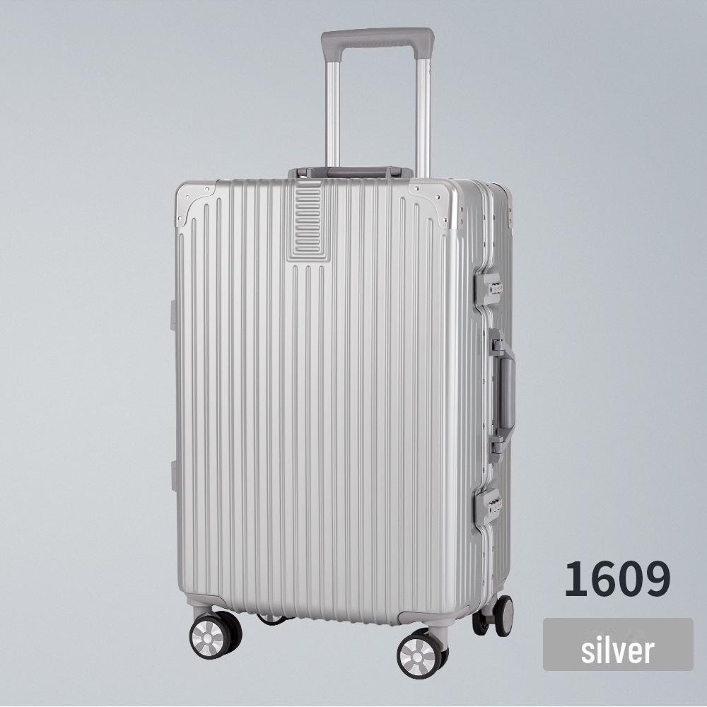 Yongsheng 20" Aluminum Frame Anti-Fall Suitcase with Universal Wheels - Stylish and Durable for Women and Students