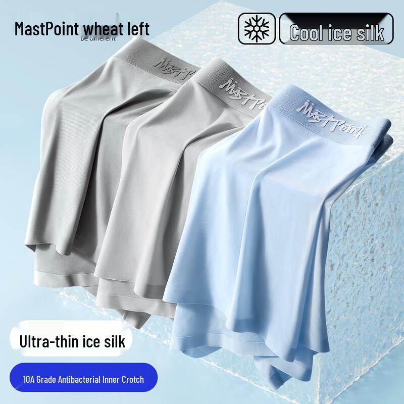 

Мужские боксеры-брифы из ледяного шелка Maizuo с антибактериальным эффектом 2XL