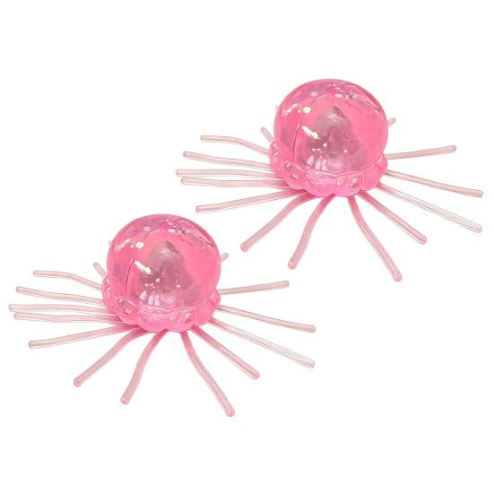 1/2/3Pcs Simulation Jellyfish Squeeze Toy Stress Relief Clear Glitter Jellyfish Sensory Toy Soft Stress Ball Sea Animal Fidget Toy