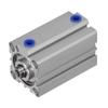 Thin Air Cylinder Aluminum Dual Acting Bearing Guide Pneumatic Accessories PT18 Bore 32mmSDA32X75
