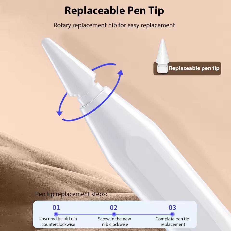 עבור עפרון עבור אייפד A16 10 9 8th 10th 9th דור Pro 13 M4 12.9 Air 11 M3 M2 5 4 3 Mini 7 6 עט סטיילוס עטי מגע