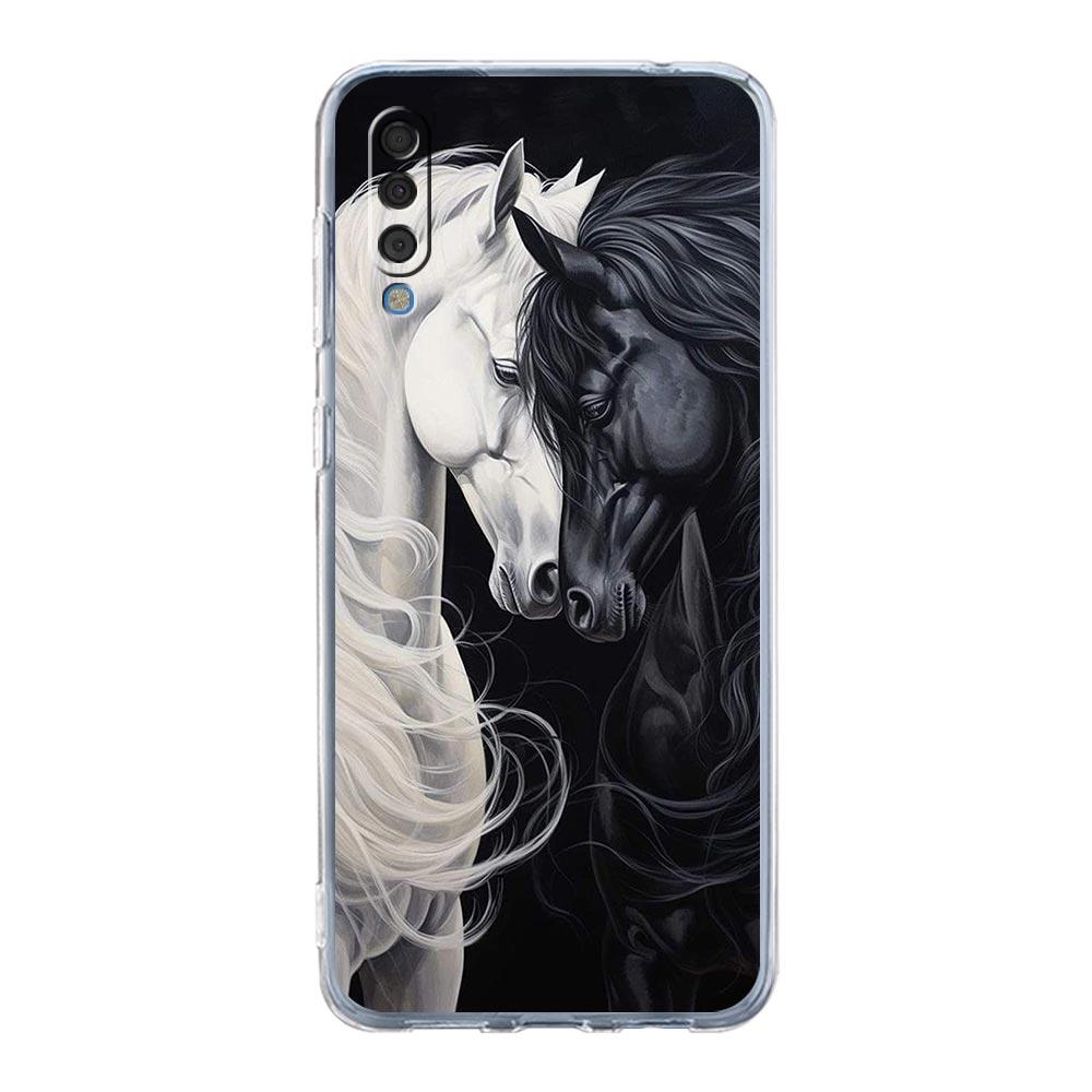 Phone Case For Samsung A56 A36 A26 A16 A14 A12 A22 A32 5G A34 A42 A52 A54 A50 A70 A40 A20E A20S A04S A06 Cover Horses Galloping