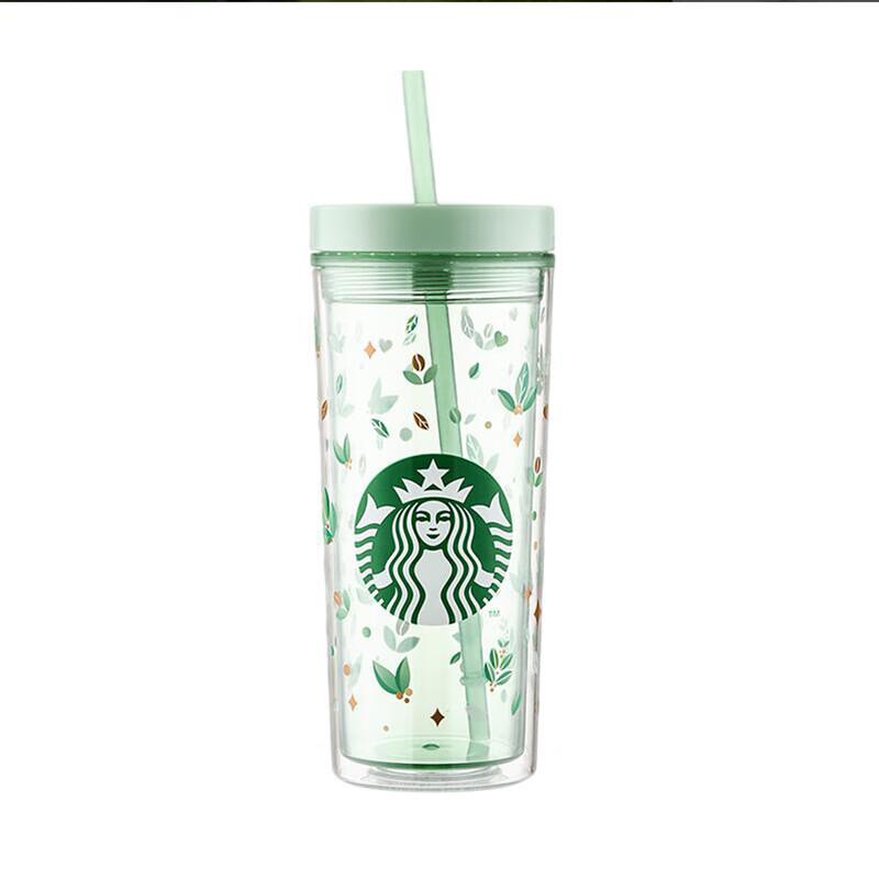 Starbucks 473ml Green Oasis Clear Straw Tumbler