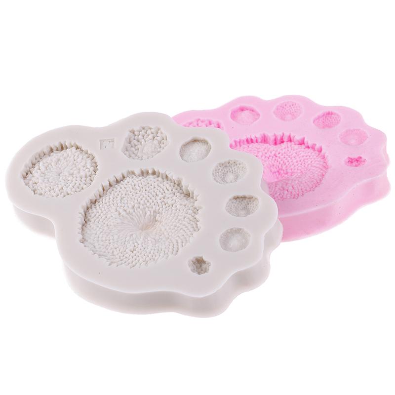 Vivid Daisy Sunflower Stamen Silicone Mold Fondant Mould Cake Decorating Tool