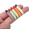 12Pcs Floating Worm Lures 1.1G/38Mm Trout Fishing Soft Lure Shrimp-Scented Bait Artificial Silicone Trout Plastic Baits