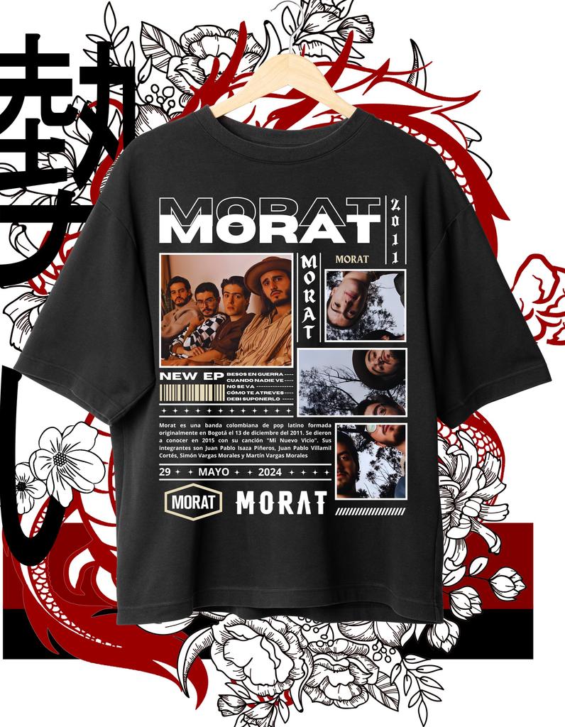 Morat Tshirt Retro Street Design Oversized Unisex Women Casual Cotton Vintage 90s Tee Morat Fans Short Sleeve Female Male Clothing