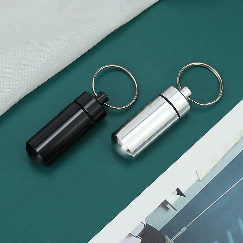 Aluminum Alloy Waterproof Small Portable Pill Box