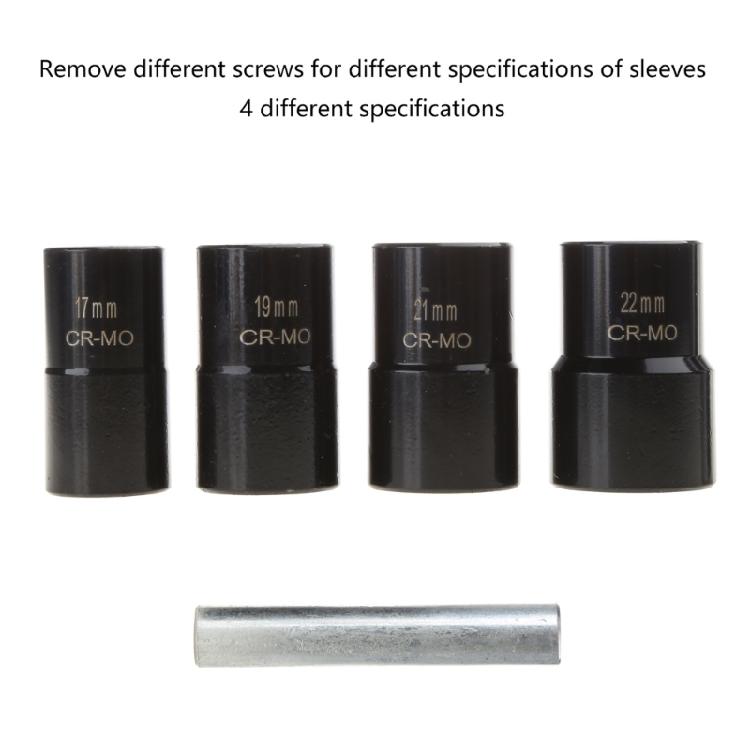 5Pcs Locking Lug Nut Master Key Set | SAE & Metric Wheel Lock Removal Kit