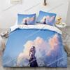 Genshin Impact Bedding Set Anime Game Kids Duvet Cover Sets Comfortable Bedspreads Queen King Size Bedroom Decor