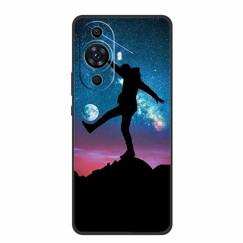 Phone Case For Huawei Nova 12s Back Cover Case Shockproof Black Silicone Soft Funda For Huawei Nova 12s Case Nova12s 6.7" Coque
