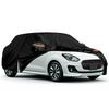 Tusamika Car Cover for Suzuki Swift Thick Oxford UV Yellow Sand with Elastic Windproof Suitable for All Seasons 2004-2024, Fleece-lined, Fabric, Rain,