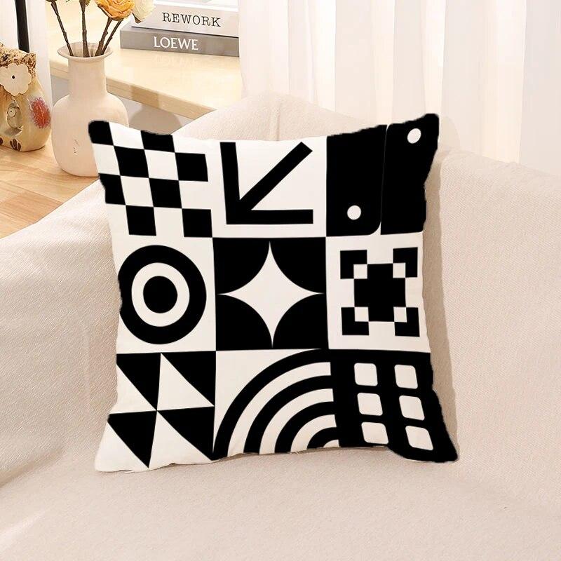 Nordic Geometric Line Față de Pernă Canapea Husă Pernă Corp Dormit Pernă Pat