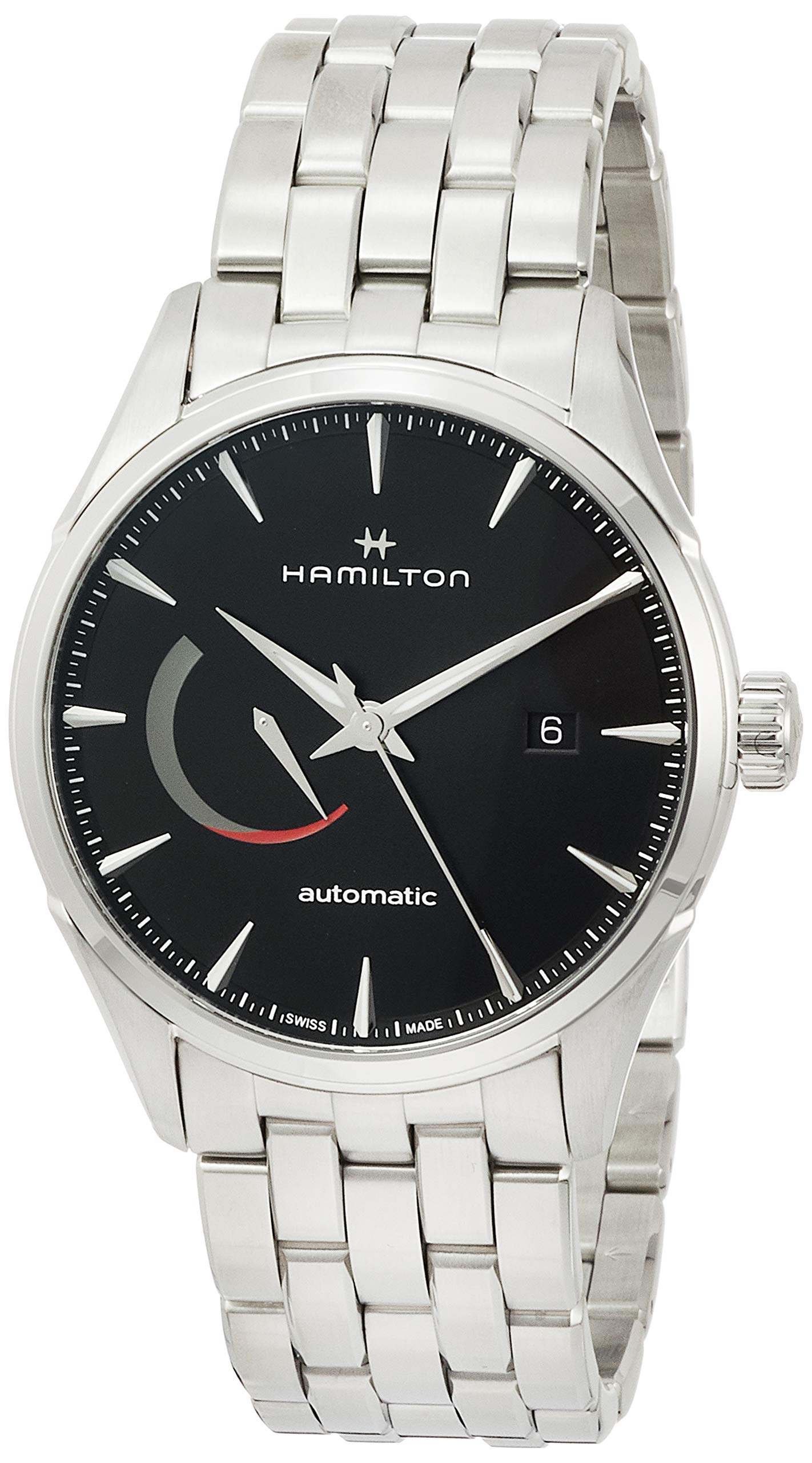 

HAMILTON Official Jazzmaster Power Mechanical Official Import [Hamilton] Watch, Warranty, Reserve, Automatic, H32635131, Men s, чорний