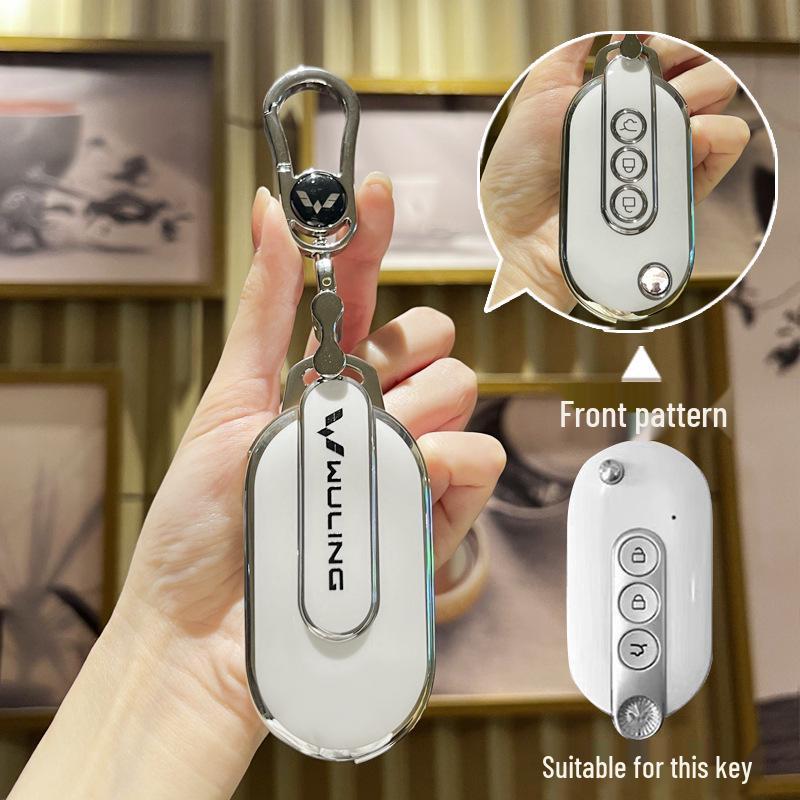 2022 Wuling Hongguang Mini EV Key Case Macaron Buckle for Baojun 730