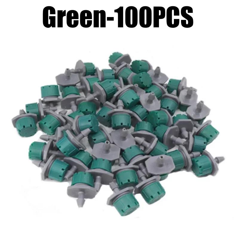 500/50PCS 4/7mm Garden Irrigation Nozzle Adjustable Dripper Sprinkler Emitter Micro Drip Balcony Yard Greenhouse Watering Spray