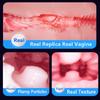 Male Masturbation Electric Automatic Vibrator Voice Heating Vagina Puss Blowjob for Adult 18 Men Penis Trainer