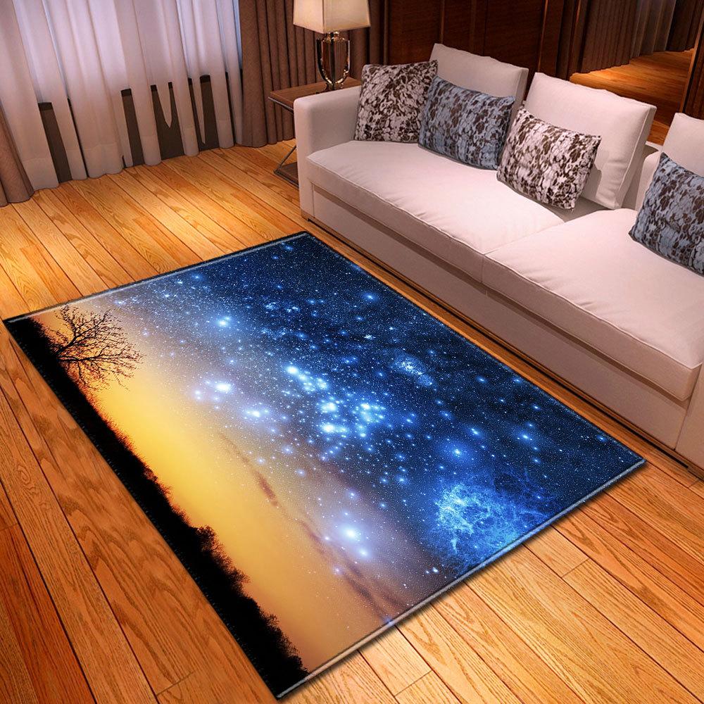 Simple Starry Sky Living Room Carpet Bedroom Dining Room Floor Mat