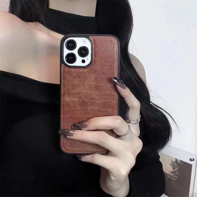 

Роскошный чехол для телефона с рисунком крокодила для iPhone 15 14 13 12 11 Pro Max, мягкий чехол из ТПУ iPhone 15 Pro Max коричневый