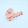 Sex Machine Attachment ROUGH BEAST 7.48" Black/Flesh Dildo for Sex Machine Vac-u-lock Love Machine Attachment Anal Plug Adult Sex Toys