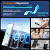 Luxury Transparent Plating Magnetic Wireless Charge Case for Samsung Galaxy S26 S25 S24 S23 S22 S21 Ultra Plus FE 20 Cover