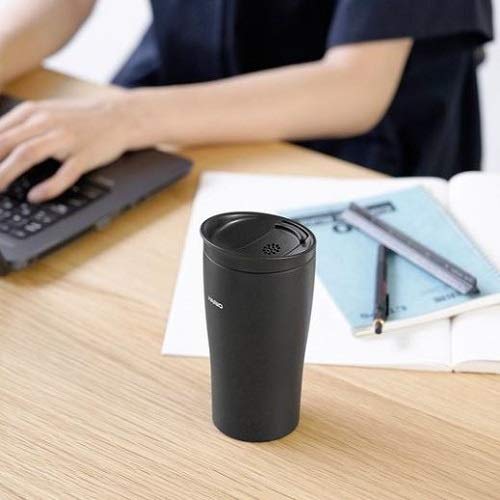 HARIO Tumbler Black 300ml HARIO Thermal Tumbler with Lid Stainless Steel Present Gift STF-300-B