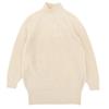 BATONER Signature Turtleneck Knit Top for Women In Excellent Condition, Ivory 1 BN-23FL-024 Tops 1 IvoryUsed