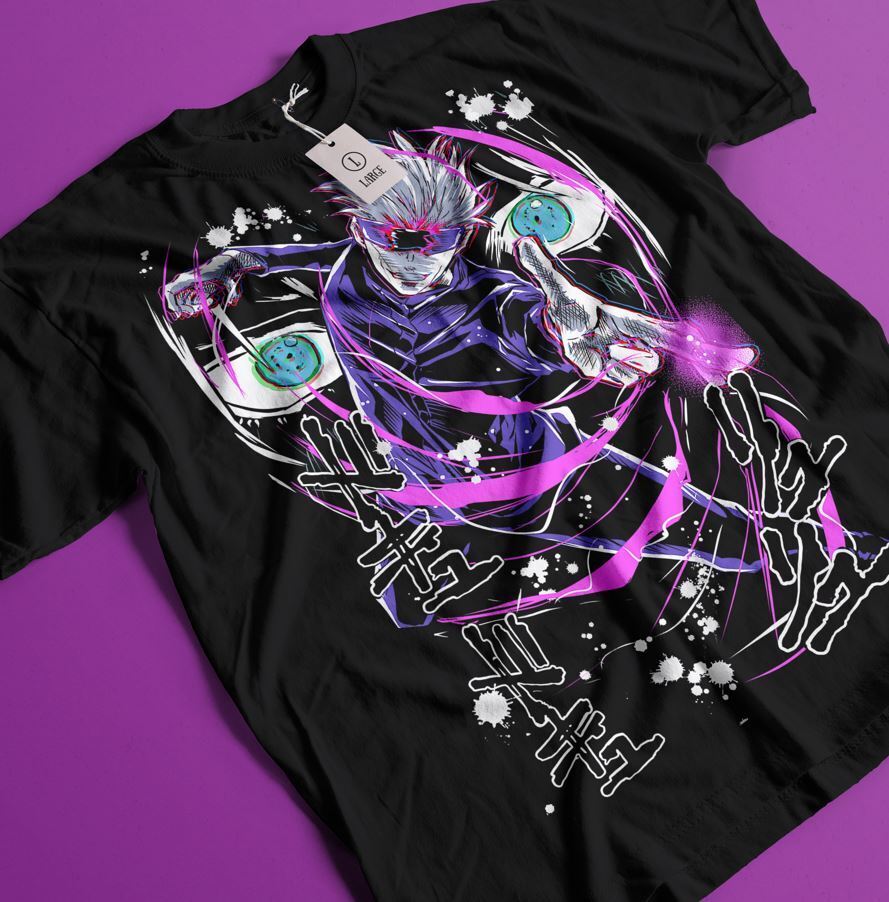 Summer Gojo Satoru T-Shirt Jujutsu Kaisen Best Anime Manga Lover Cotton T-shirt Heavy Mental Fashion Graphic T-shirt Unisex Tops
