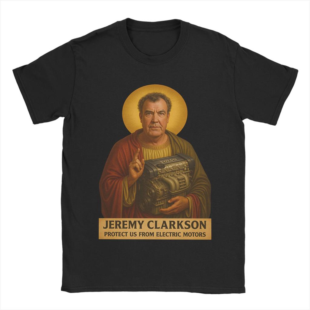 Hip Hop Jeremy Clarkson Vintage T-Shirt Men's Cotton Short Sleeve Crewneck Summer TopsTops