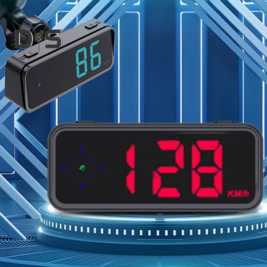 Mini LED digitální rychloměr GPS auto HUD head-up displej mph/kmh univerzální pro všechna vozidla GPS modul pro zrychlení a brzdění testování