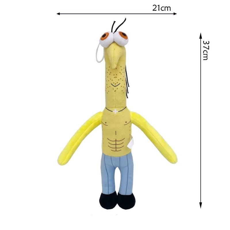 Adorable Smiling Friends Plush Toy Ultra-soft Short Plush Stuffed Doll Cute Cartoon Figures