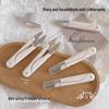 U-Shaped Round Head Spring Sewing Scissors with Cover - Portable, Handmade, Free Shipping