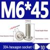 ISO7380 Stainless Steel Hex Drive Dome Head Screws - M2 to M16
