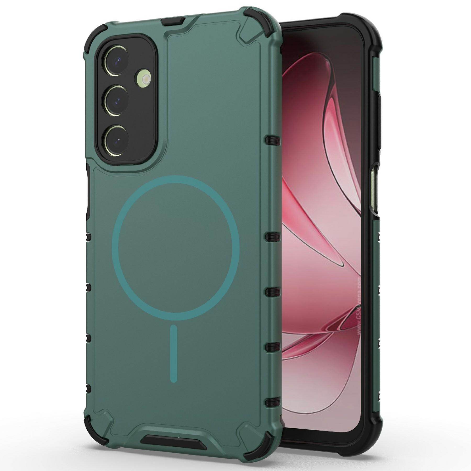 

For Samsung Galaxy A25 5G (Global) (161.0mm) Magnetic Case Heat Dissipation Shockproof TPU + PC Phone Back Cover D