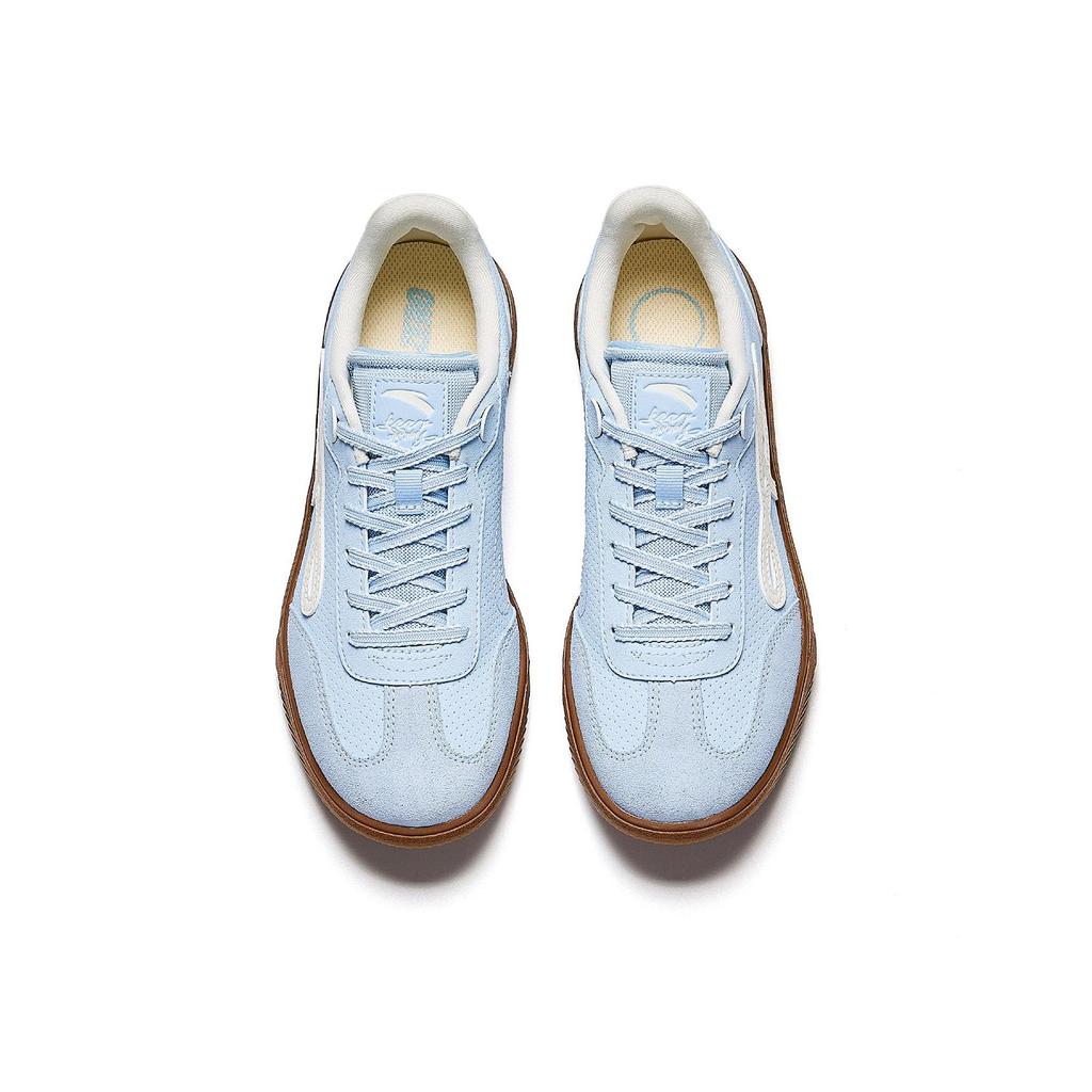 ANTA Classic Skate Shoes Light Blue White Gum Women 922618009-4