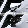 For SEAT LEON MK3 5F 2013- IBIZA MK5 2017- Car Rearview Side Mirror Cover Wing Cap Exterior Door Trim Adhesive Sticker