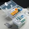 Large Capacity Storage Case Waterproof Storage Drawer Simple Family Emergency Kit Box  Certificates