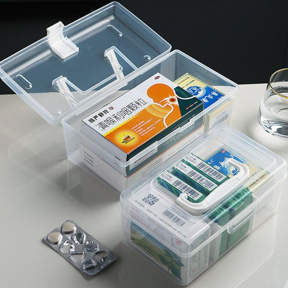 Large Capacity Storage Case Waterproof Storage Drawer Simple Family Emergency Kit Box  Certificates