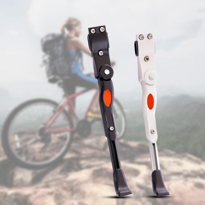Aluminium Alloy Rear Mount Bike Kickstand Adjustable Bicycles Kickstand Parking Stand Foot Brace Easy to Install