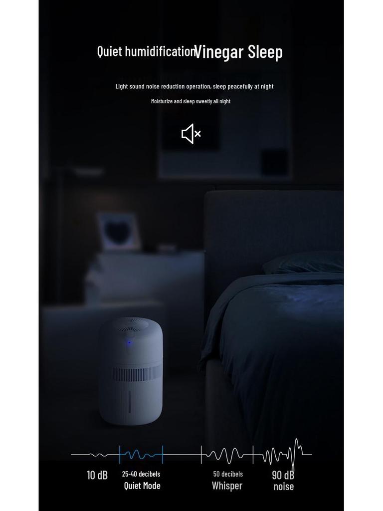 Nobico 4L Cool Mist Humidifier with Negative Ion Air Purifier, Large Capacity & Washable